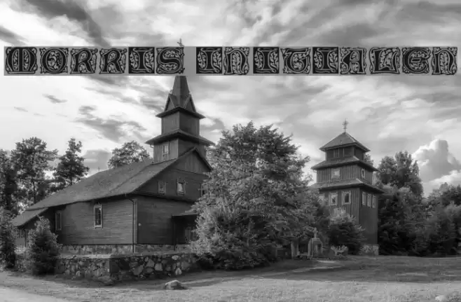 Morris Initialen Font examples