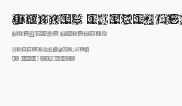 Morris Initialen Business Card