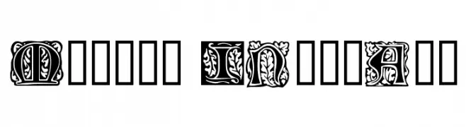 Morris Initials  Frei Schriftart Herunterladen