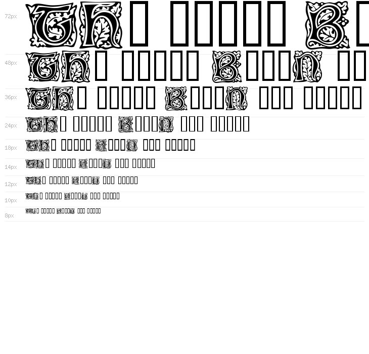 Morris Initials Waterfall