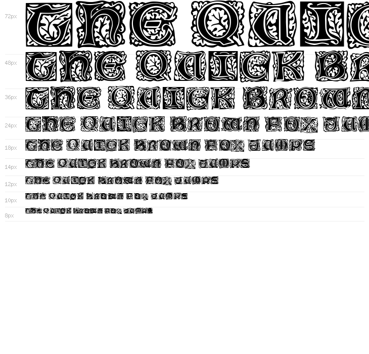 Morris Jenson Initialen Regular Waterfall