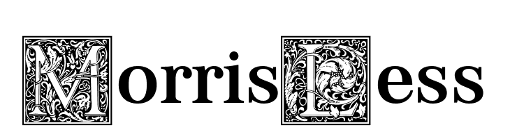 Morris Less  Frei Schriftart Herunterladen