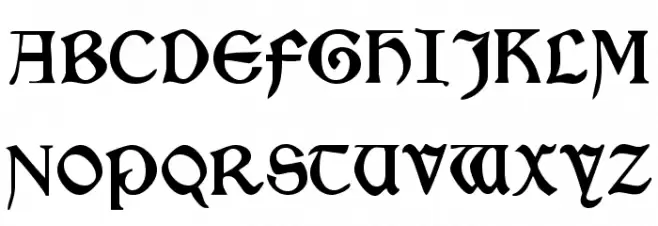 Morris Roman Alternate Black Шрифта ВЕРХНИЙ