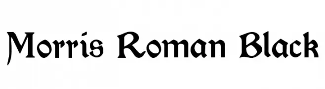 Morris Roman Black  नि: शुल्क फ़ॉन्ट्स डाउनलोड