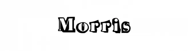 Morris  नि: शुल्क फ़ॉन्ट्स डाउनलोड