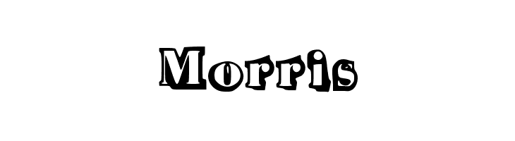 Morris  les polices de caractères gratuit tlcharger