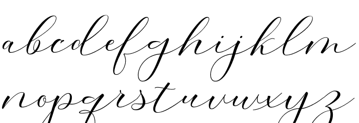 MorrisDemo Font LOWERCASE
