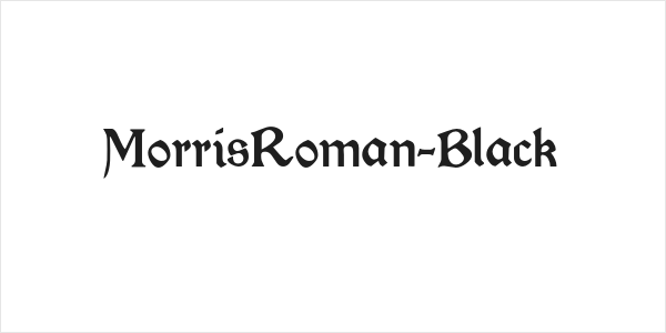 MorrisRoman-Black Logo