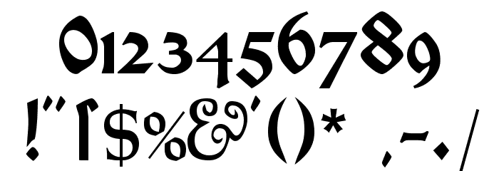 MorrisRomanAlternate-Black Font OTHER CHARS