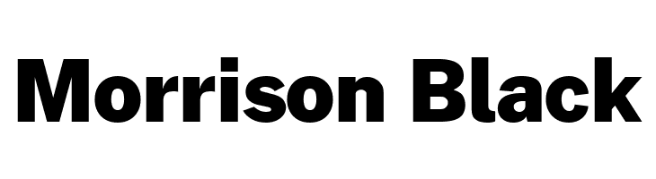 Morrison Black Font - FFonts.net