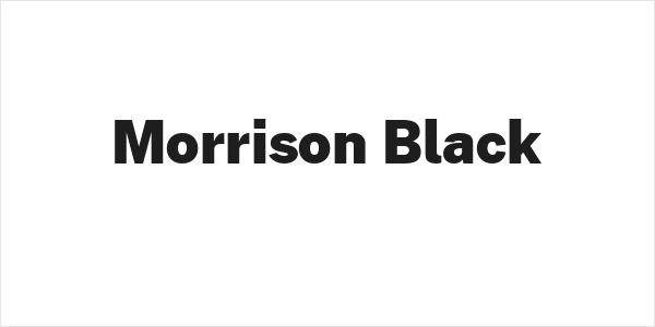 Morrison Black Logo