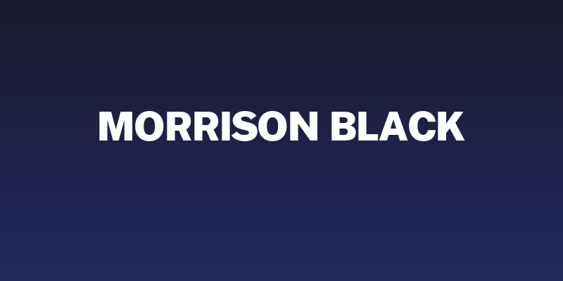 Morrison Black Social Header