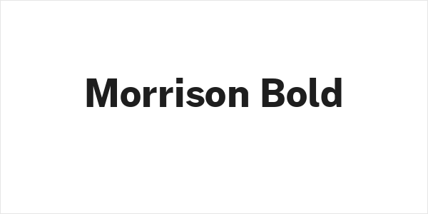 Morrison Bold Logo