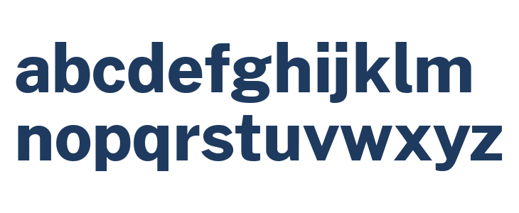 Morrison Bold Lowercase