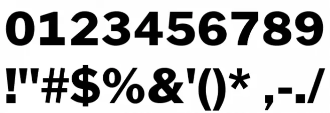 Morrison ExtraBold Font OTHER CHARS