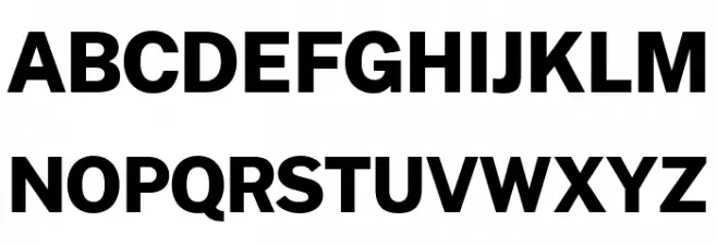 Morrison ExtraBold Schriftart Groß