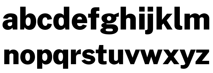 Morrison ExtraBold Font LOWERCASE