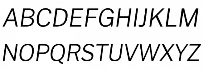 Morrison Light Italic Font Litere mari