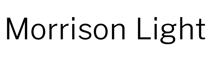 Morrison Light  Free Fonts Download