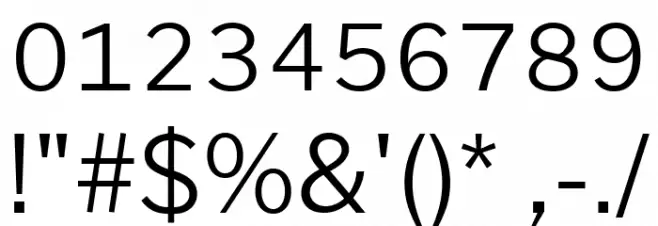 Morrison Light Font OTHER CHARS