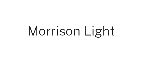 Morrison Light Logo