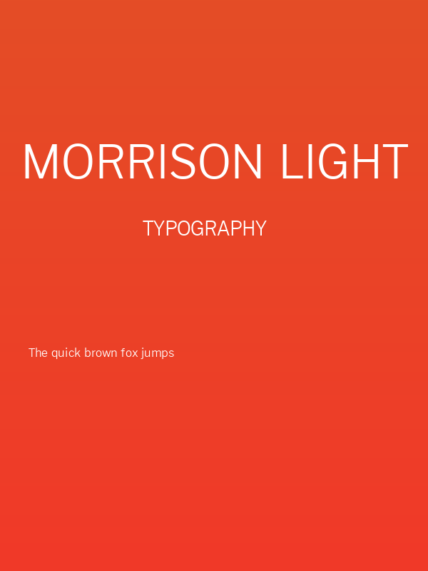 Morrison Light Poster