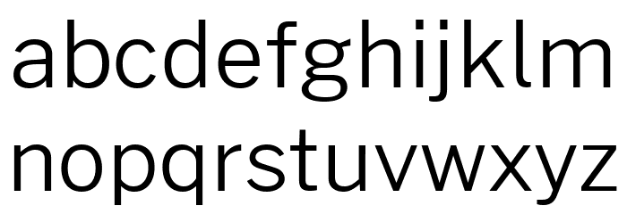 Morrison Light Font LOWERCASE