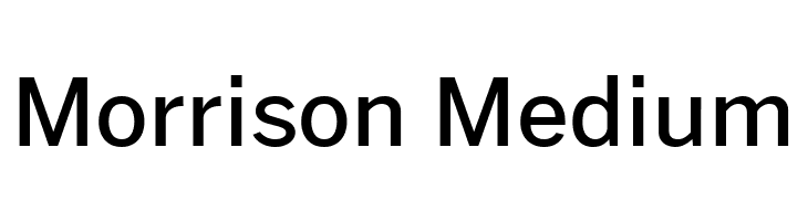Morrison Medium  Free Fonts Download