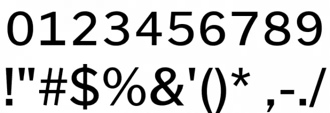 Morrison Medium Font OTHER CHARS