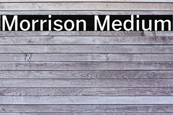 Morrison Medium Example 1