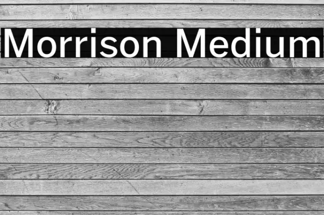 Morrison Medium Example 1
