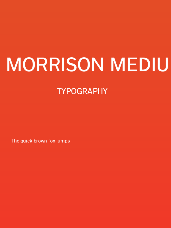 Morrison Medium Poster