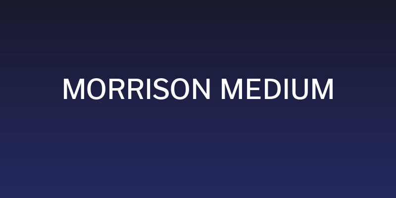 Morrison Medium Social Header