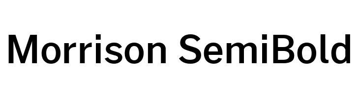 Morrison SemiBold  font caratteri gratis