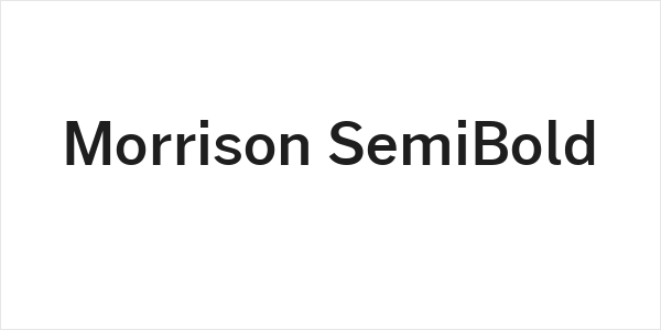 Morrison SemiBold Logo