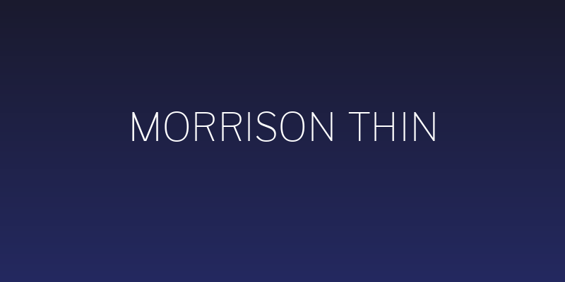 Morrison Thin Social Header