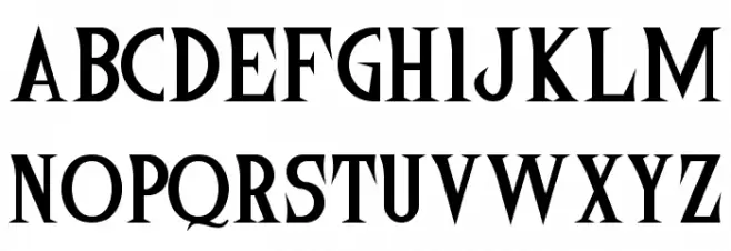 Morristown Demo Bold Schriftart Kleinbuchstaben