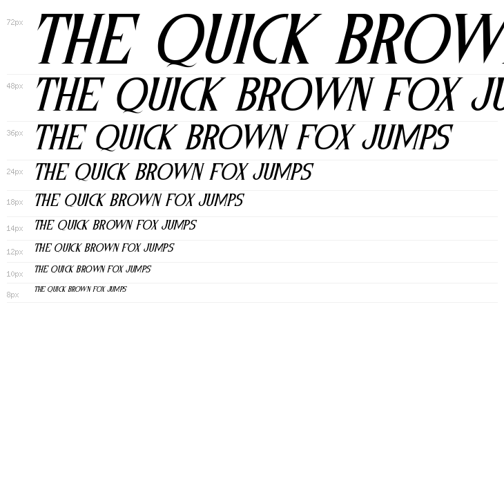 Morristown Demo Italic Waterfall