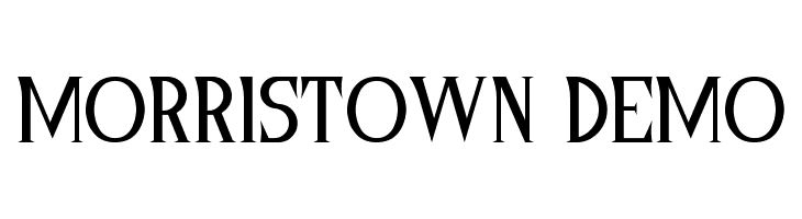 Morristown Demo  Скачать бесплатные шрифты
