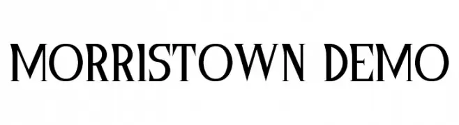 Morristown Demo  baixar fontes gratis