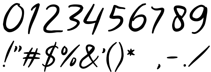 Morsal Font OTHER CHARS