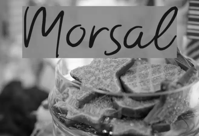 Morsal Font examples