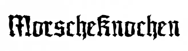 MorscheKnochen  Fuentes Gratis Descargar