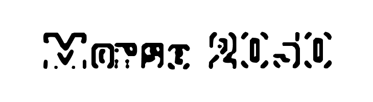 Morse 2050  免费字体下载