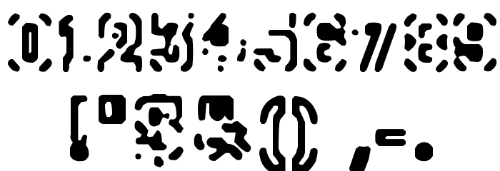 Morse 2050 Font OTHER CHARS