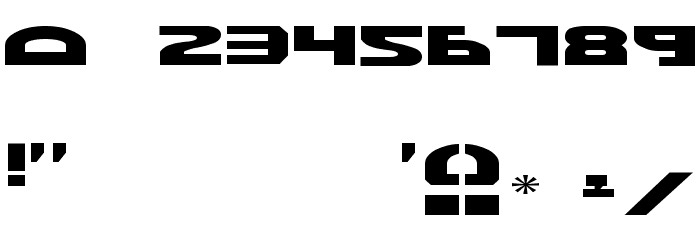 Morse Kode Font OTHER CHARS