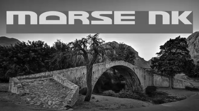 Morse NK Font examples