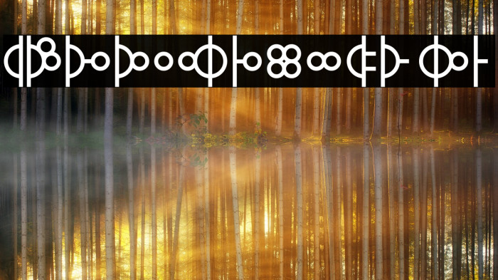 Morse01 Font examples
