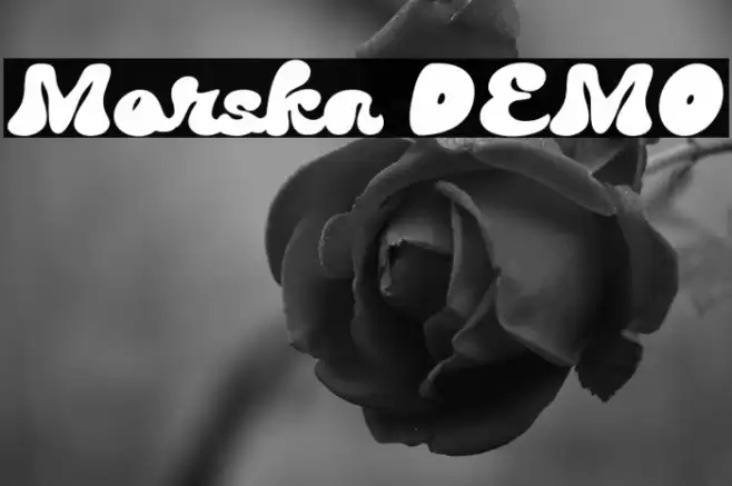 Morska DEMO Caratteri examples