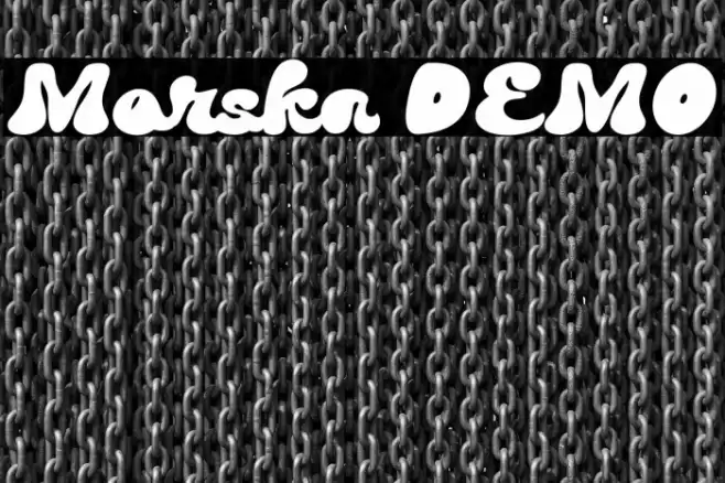 Morska DEMO Caratteri examples